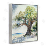 Svetlana Aleynikova | Watercolor Tree on Shore