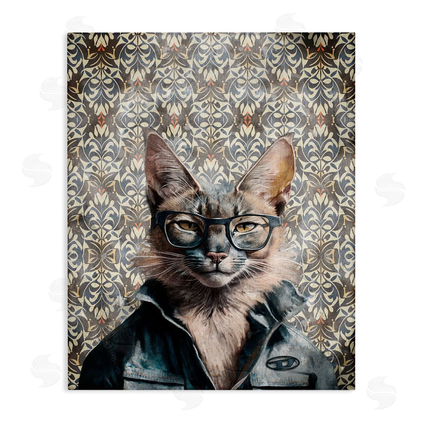 Svetlana Aleynikova | Wild Cat on Damask