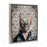 Svetlana Aleynikova | Wild Cat on Damask