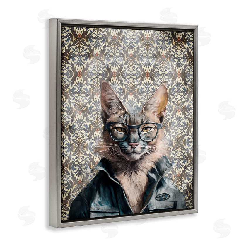 Svetlana Aleynikova | Wild Cat on Damask