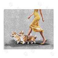 Svetlana Aleynikova | Chic Woman with Corgis