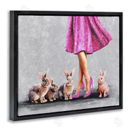Svetlana Aleynikova | Chic Woman with Rabbits