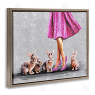 Svetlana Aleynikova | Chic Woman with Rabbits