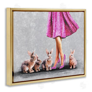 Svetlana Aleynikova | Chic Woman with Rabbits