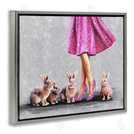 Svetlana Aleynikova | Chic Woman with Rabbits