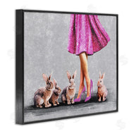 Svetlana Aleynikova | Chic Woman with Rabbits
