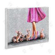 Svetlana Aleynikova | Chic Woman with Rabbits