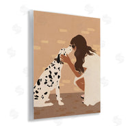 Svetlana Aleynikova | Girl Hugging Dalmatian