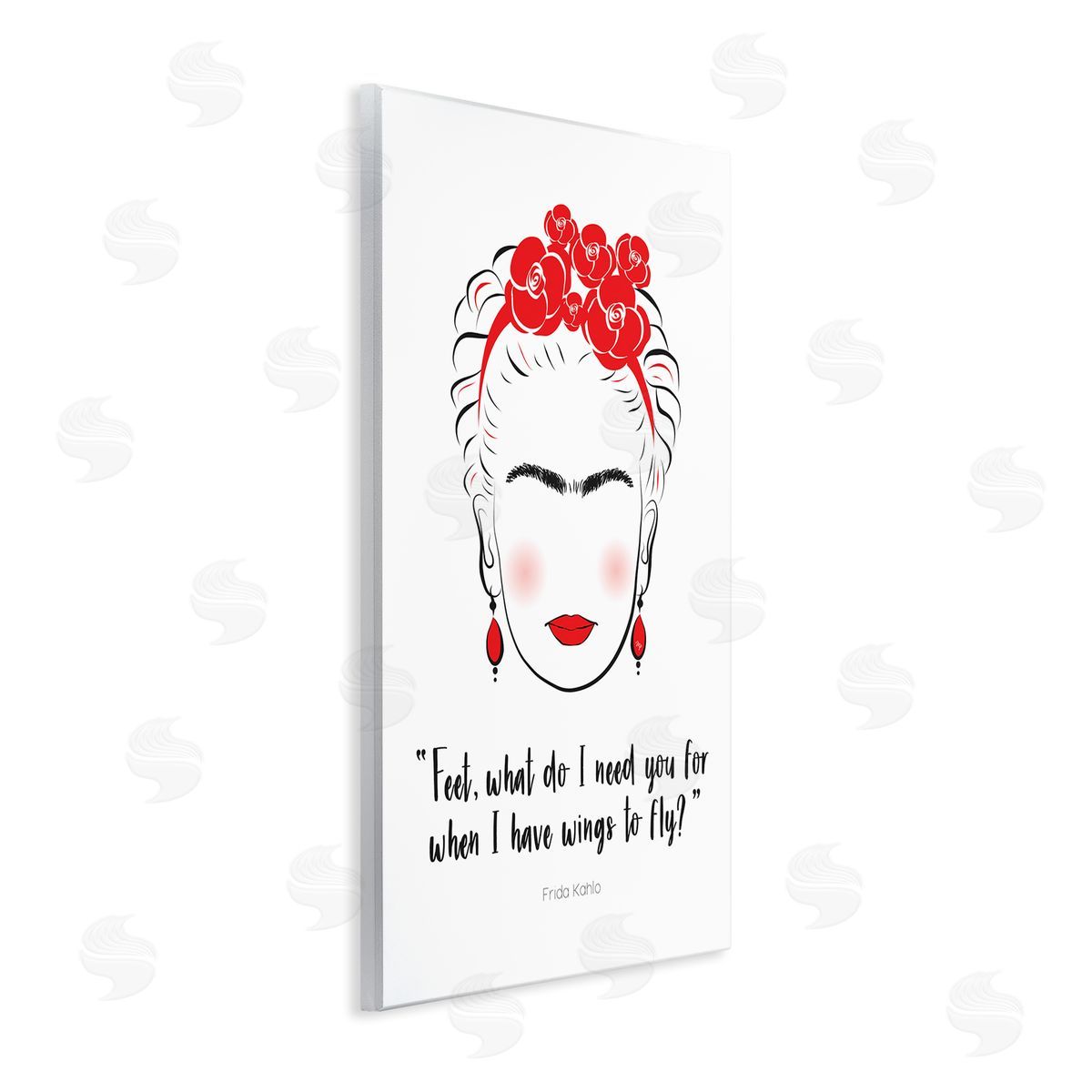 Wings To Fly Quote Wood Plaque Wall Art, Home Decor by Martina Pavlova