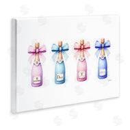 Amanda Greenwood | Pastel Champagne Bottles