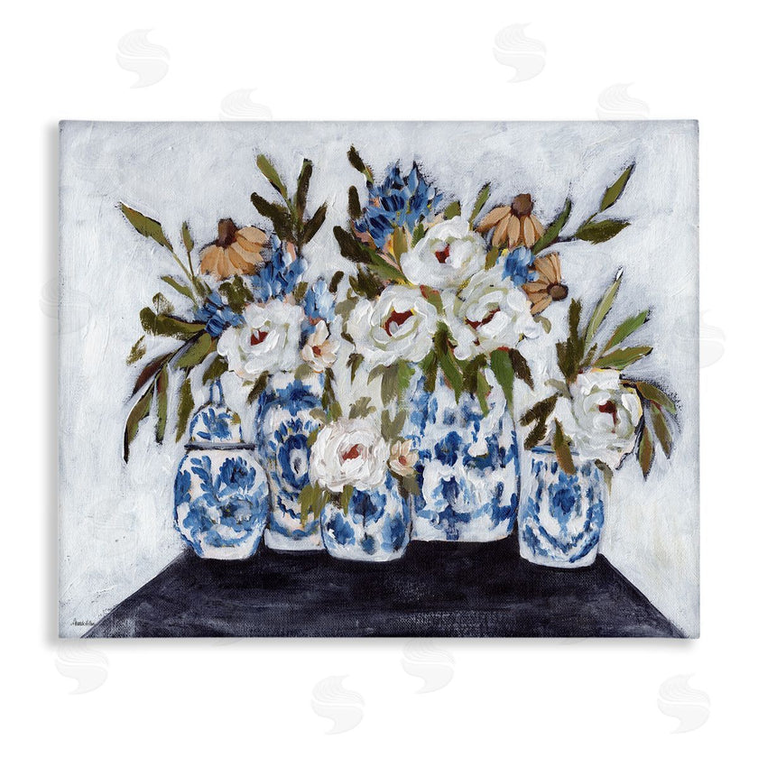 Amanda Hilburn | Ornate Flower Pots Still Life