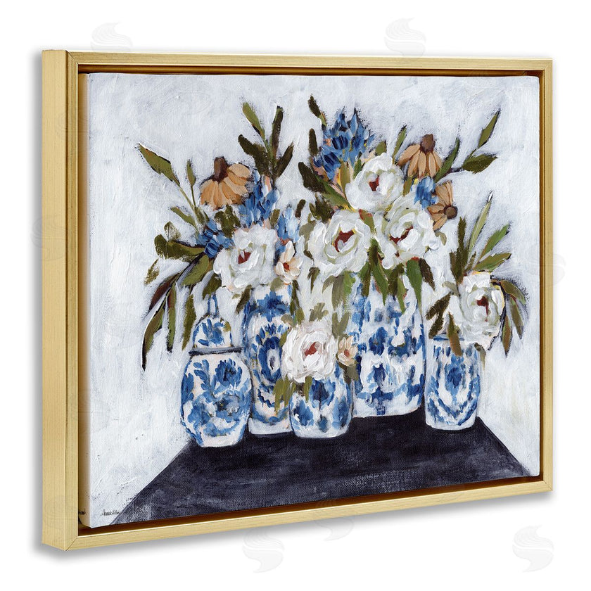 Amanda Hilburn | Ornate Flower Pots Still Life