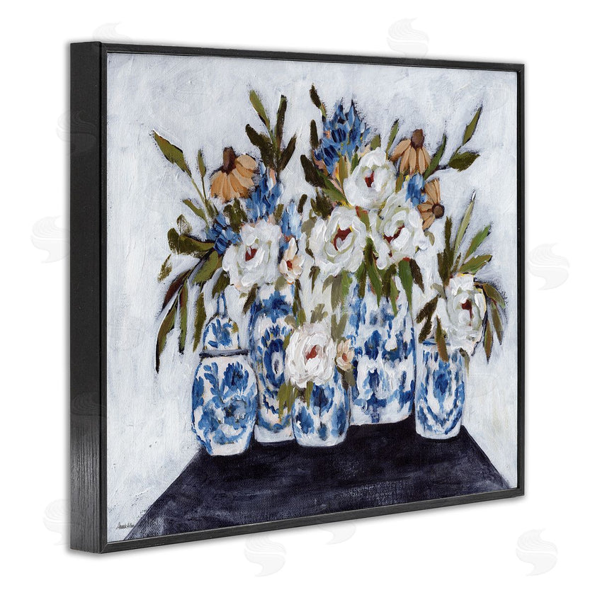 Amanda Hilburn | Ornate Flower Pots Still Life
