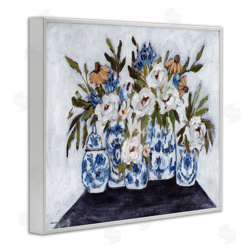 Amanda Hilburn | Ornate Flower Pots Still Life