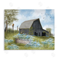 Billy Jacobs | Blue Floral Country Garden