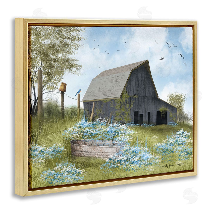 Billy Jacobs | Blue Floral Country Garden