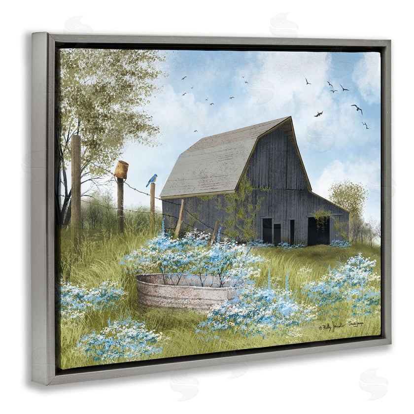 Billy Jacobs | Blue Floral Country Garden