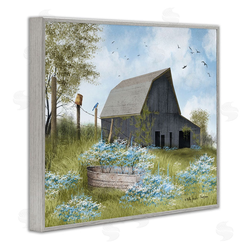Billy Jacobs | Blue Floral Country Garden