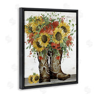Cindy Jacobs | Sunflowers in Western Boots