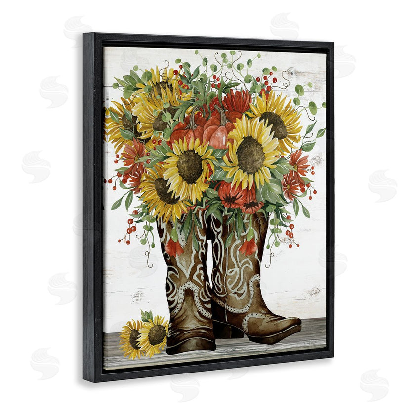 Cindy Jacobs | Sunflowers in Western Boots