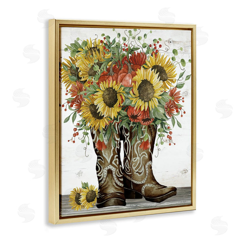 Cindy Jacobs | Sunflowers in Western Boots