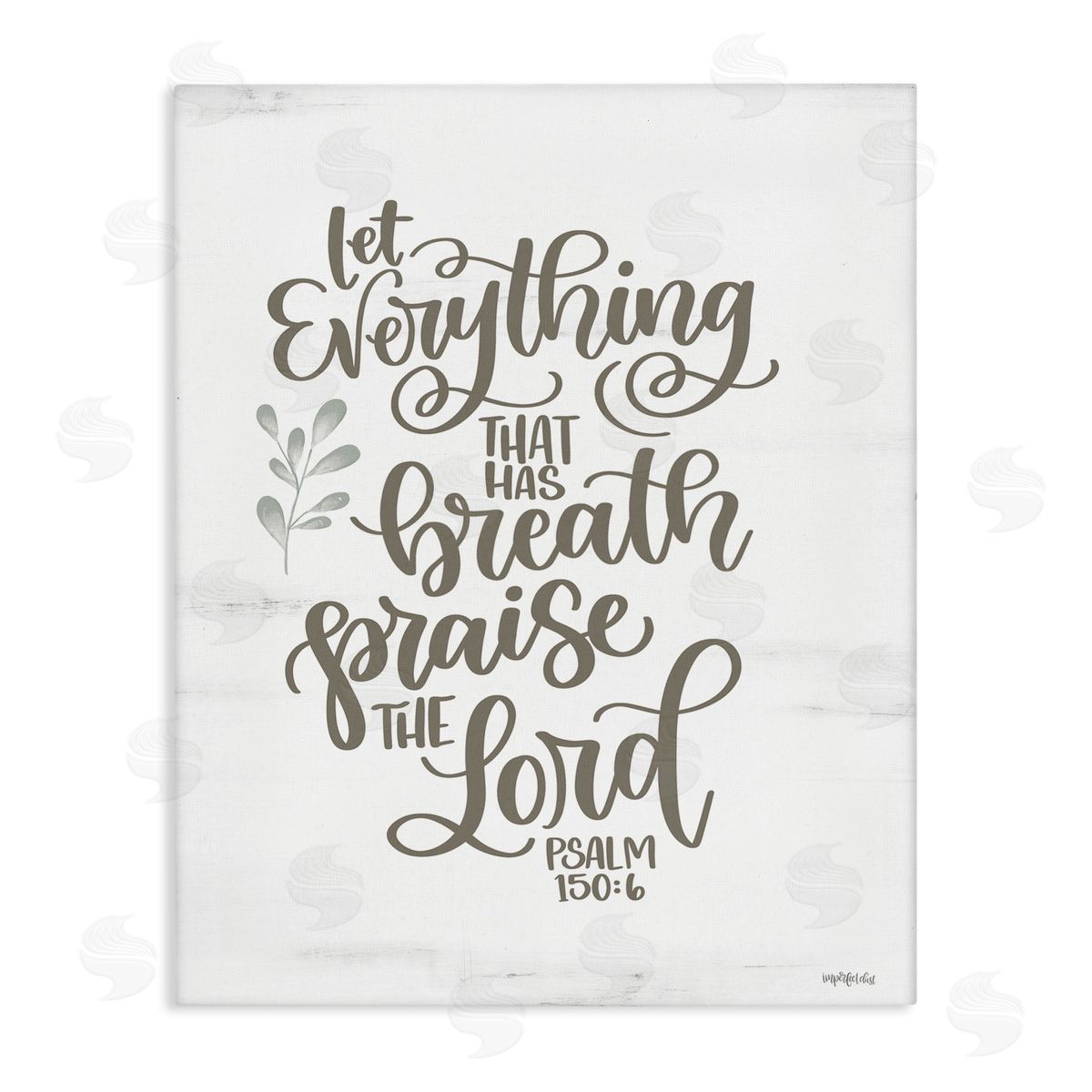 Praise The Lord Proverb Canvas Wall Art, Home Decor by Imperfect Dust