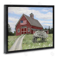 Lori Deiter | Barn with Floral Wagon