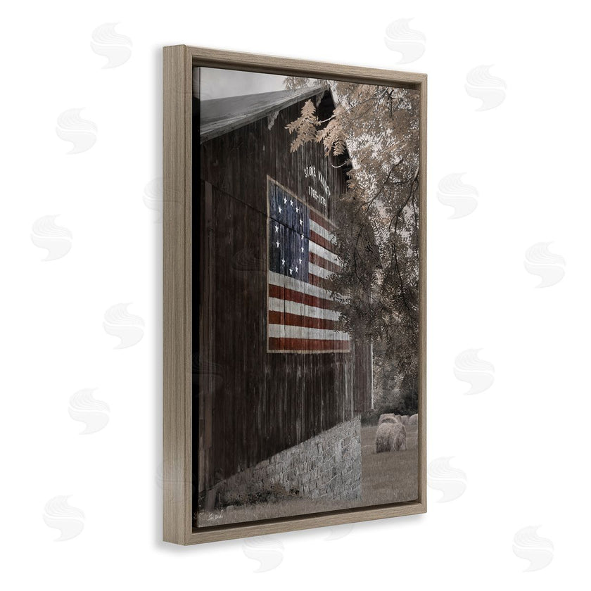 Lori Deiter | Colonial Flag on Barn