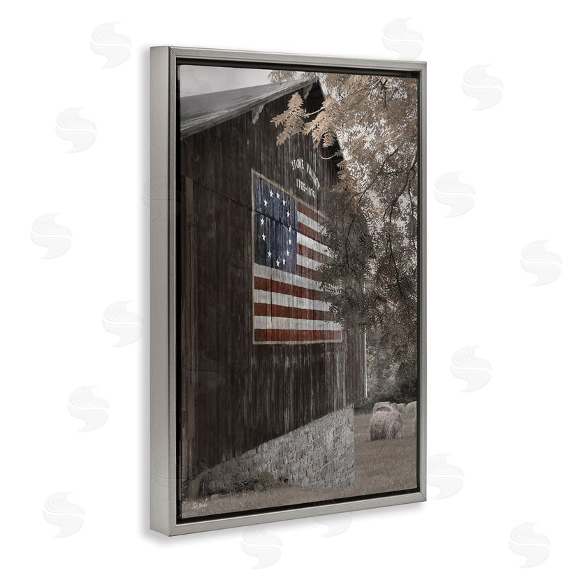 Lori Deiter | Colonial Flag on Barn
