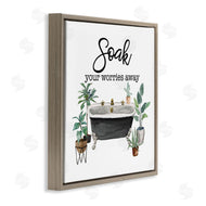 Masey St. Studios | Soak Worries Away Plants