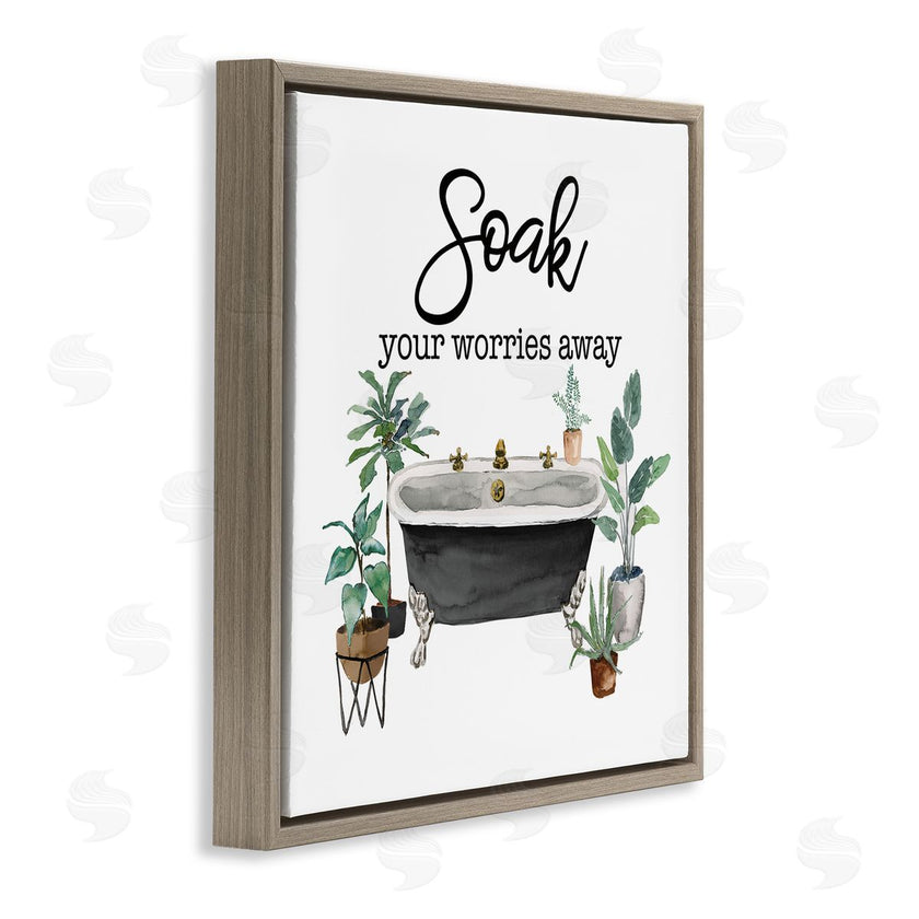 Masey St. Studios | Soak Worries Away Plants
