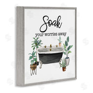 Masey St. Studios | Soak Worries Away Plants