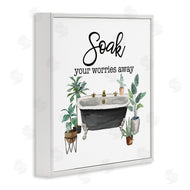 Masey St. Studios | Soak Worries Away Plants