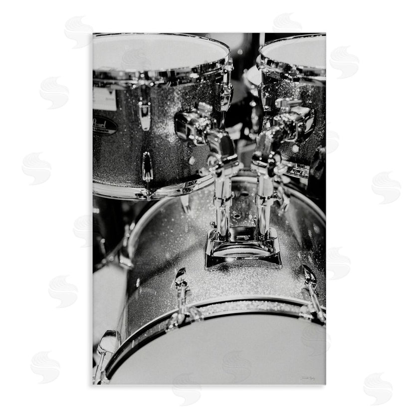 Jennifer Rigsby | Drum Set Black & White