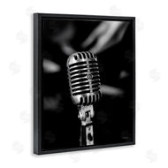 Jennifer Rigsby | Vintage Microphone on Black