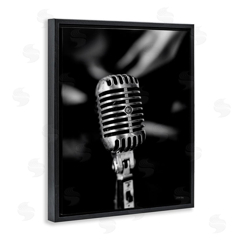 Jennifer Rigsby | Vintage Microphone on Black