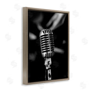 Jennifer Rigsby | Vintage Microphone on Black
