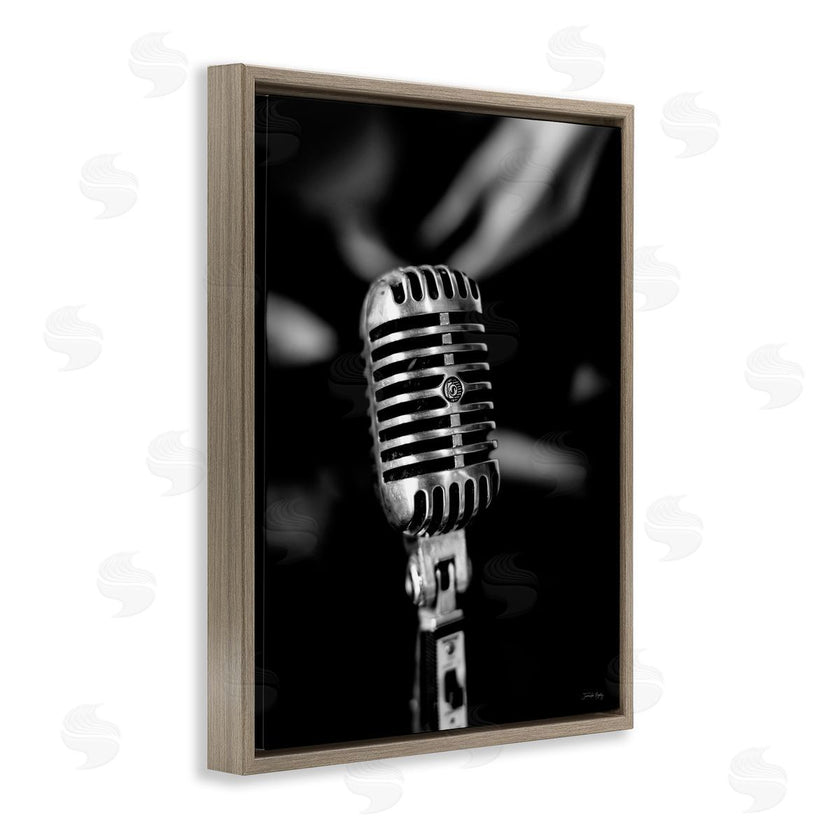 Jennifer Rigsby | Vintage Microphone on Black