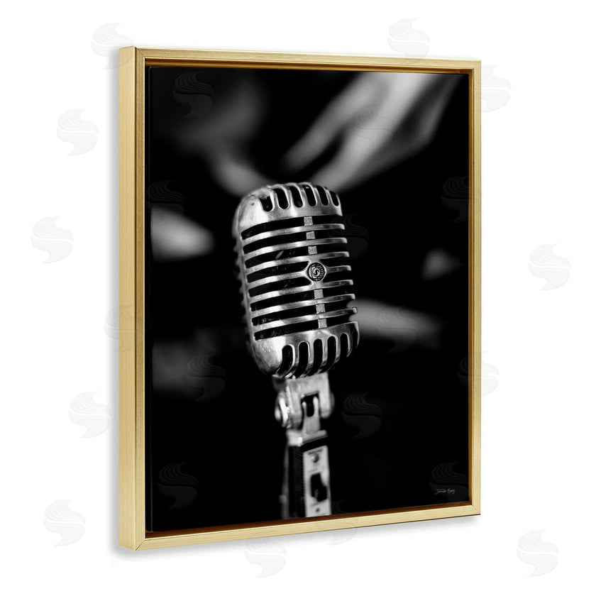 Jennifer Rigsby | Vintage Microphone on Black