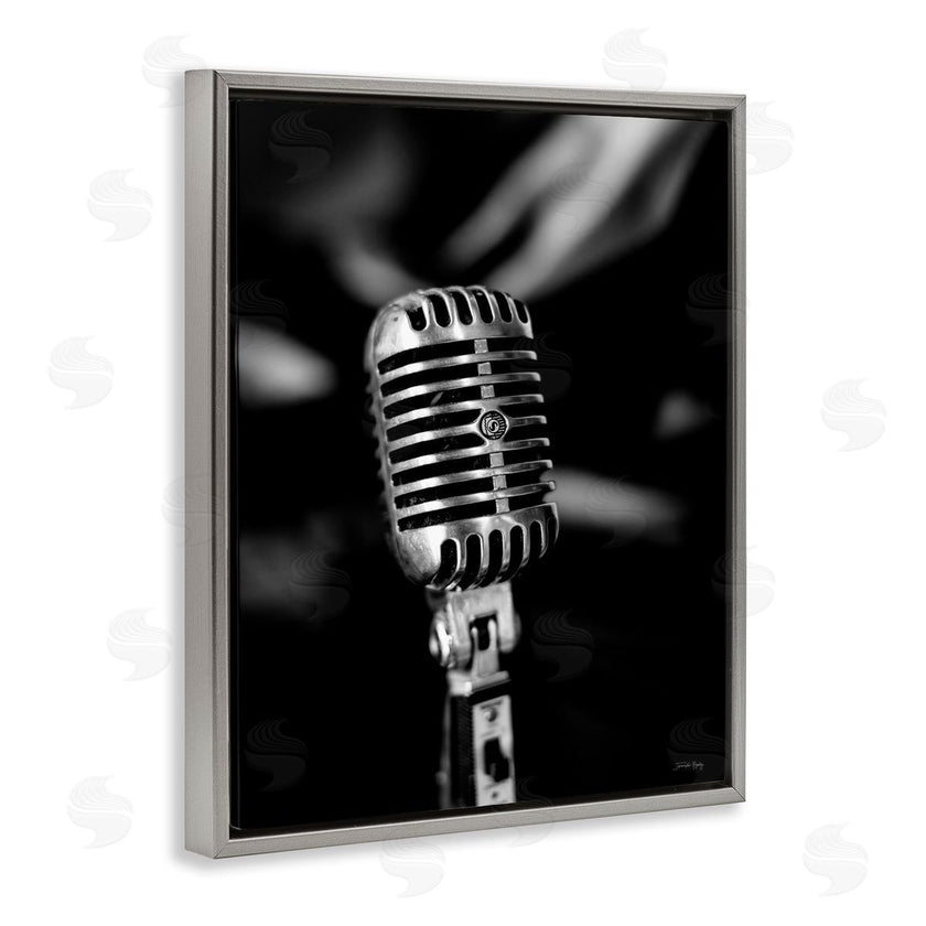 Jennifer Rigsby | Vintage Microphone on Black
