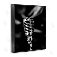 Jennifer Rigsby | Vintage Microphone on Black