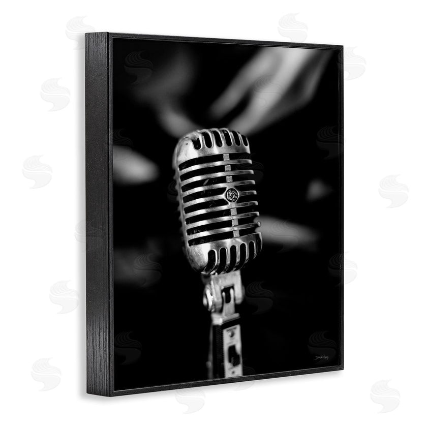 Jennifer Rigsby | Vintage Microphone on Black