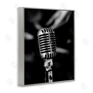 Jennifer Rigsby | Vintage Microphone on Black