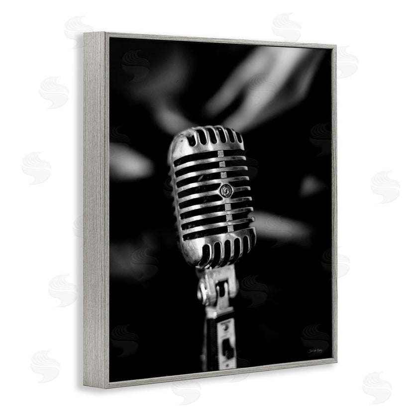 Jennifer Rigsby | Vintage Microphone on Black