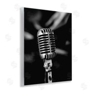 Jennifer Rigsby | Vintage Microphone on Black