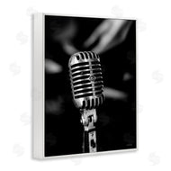 Jennifer Rigsby | Vintage Microphone on Black
