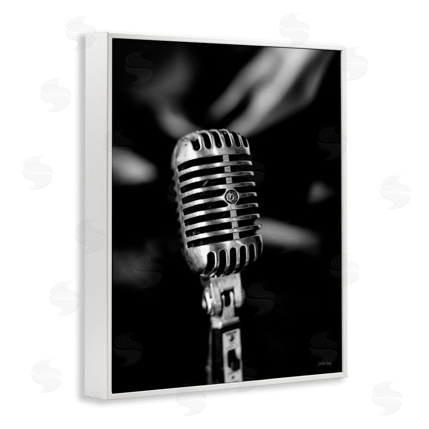 Jennifer Rigsby | Vintage Microphone on Black