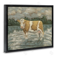 Sara G. Designs | Cattle Wading in Shore