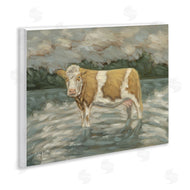 Sara G. Designs | Cattle Wading in Shore