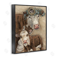 Sara G. Designs | Cow & Calf with Bird Nest